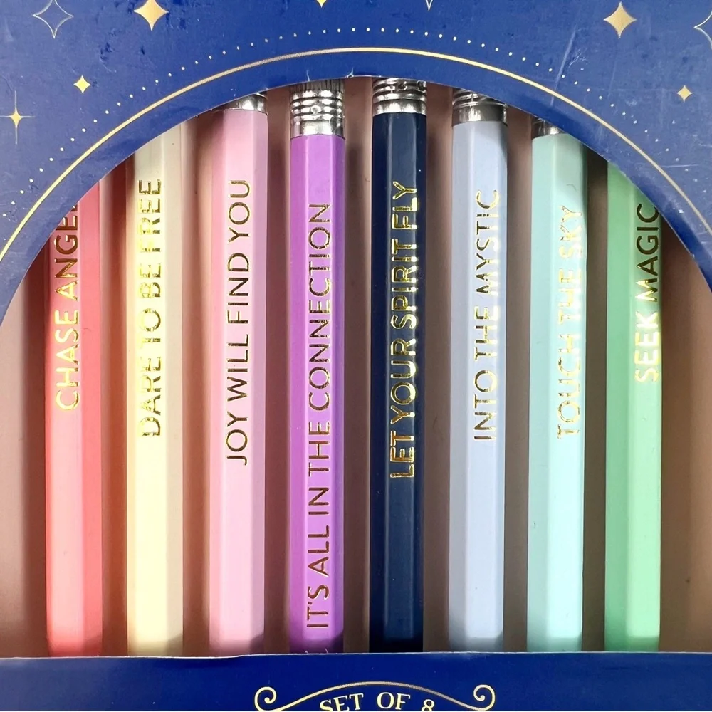 ECCOLO Set Of 8 Believe In Your Own Magic Pencils - Picture 2 of 3